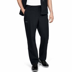 Брюки спортивные Under Armour STRMPRF GOLF RAIN PTS, размер LG, чёрный
