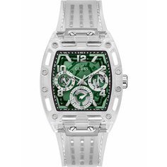 Наручные часы GUESS, белый/зеленый