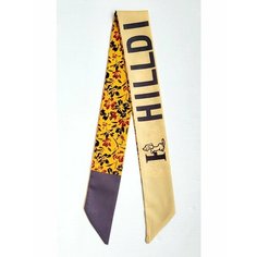 Шарф ( Verba ) для женщин,90х6 см, one size, синий, горчичный, бежевый