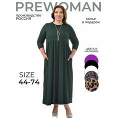 Платье PreWoman Харизма, размер 66, черный