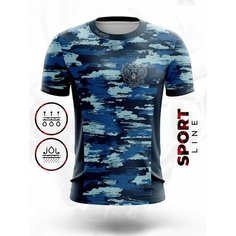 Футболка Evofox, размер 4XL, синий