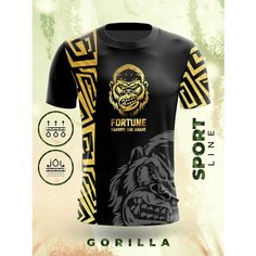 Футболка Evofox, размер 5XL, золотой, черный