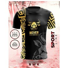 Футболка Evofox, размер M, золотой, черный