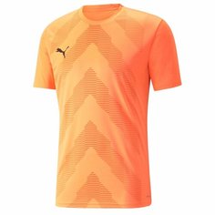 Футболка спортивная PUMA teamGLORY, размер S, оранжевый