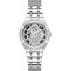Наручные часы GUESS, серебристый