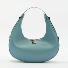 Сумка хобо TENDANCE, серо-голубой