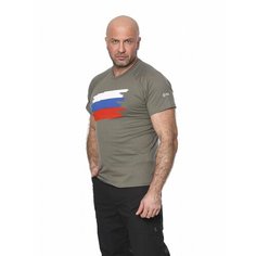 Футболка NOVATEX Патриот, размер S, оливковый