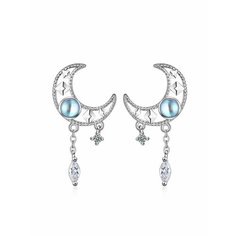 Серьги пусеты, серебристый be Self True Jewel