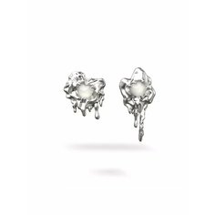 Серьги пусеты, фианит, серебристый/белый be Self True Jewel