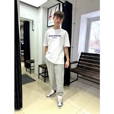 Брюки джоггеры AMG, размер 46/48(L), серый