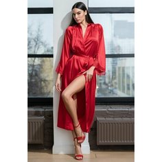 Халат MIA-AMORE, размер 2XL/3XL, красный, красный