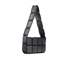 Сумка кросс-боди IMAKEBAGS SEVA, фактура гладкая, черный