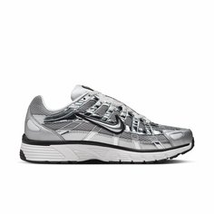 Кроссовки NIKE P-6000, размер 9.5 US, metallic silver