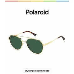 Солнцезащитные очки Polaroid, золотой