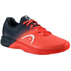 Кроссовки HEAD Revolt Pro 4.0 Clay, полнота F, размер 10, красный/черный