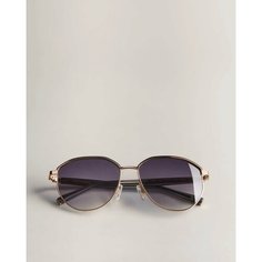 Солнцезащитные очки Ted Baker London, серый, золотой