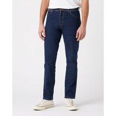 Джинсы зауженные Wrangler Texas Slim, размер 34/34, синий