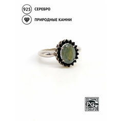 Кольцо Кристалл Мечты, серебро, 925 проба, родирование, шпинель, александрит, размер 17.5