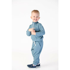 Костюм спортивный KIDDY CHIC, размер 128, лазурный