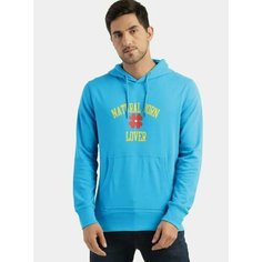 Худи Levis PRINTED HOODIE WITH KANGAROO POCKETS, размер L, , голубой Levis®