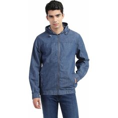 Ветровка Levis LEVIS ZIP-FRONT DENIM JACKET WITH HOOD, размер S, синий Levis®