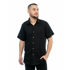 Рубашка Maestro, размер 48RU/M/41 ворот, черный