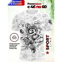 Футболка Evofox, размер 3XL, черный, белый
