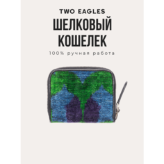 Кошелек TWO EAGLES, синий, зеленый