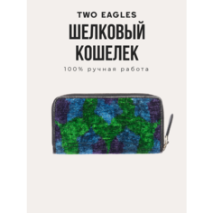 Кошелек TWO EAGLES, зеленый, синий