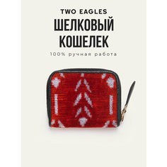 Кошелек TWO EAGLES, красный, белый