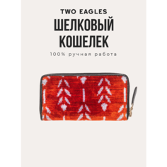 Кошелек TWO EAGLES, белый, красный