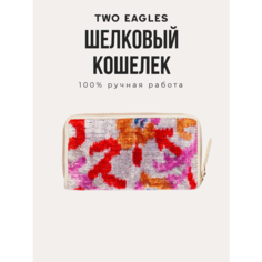 Кошелек TWO EAGLES, красный, бежевый, желтый