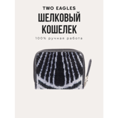 Кошелек TWO EAGLES, черный, белый, серый