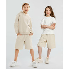 Шорты Button Blue, размер 134, бежевый