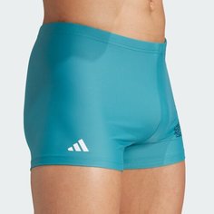 Плавки adidas Branded, размер 2 NUM, бирюзовый
