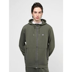Толстовка спортивная EA7 EMPORIO ARMANI, размер XS, , темно-серый