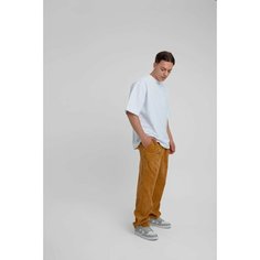 Брюки UM Clothes, размер S, горчичный