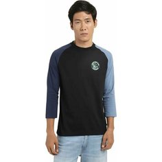 Лонгслив Levis CREW-NECK T-SHIRT WITH BRAND PRINT, размер S, , черный Levis®