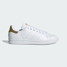 Кроссовки adidas Originals Stan Smith, размер 3 UK, cloud white/cloud white/gold metallic