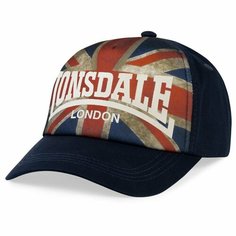 Бейсболка LONSDALE для мужчин, размер Универсальный, синий