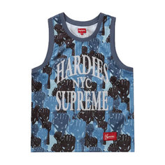 Майка Supreme Camo Basketball Jersey, размер L, blue