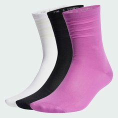Носки adidas Originals, размер M, черный/белый/розовый