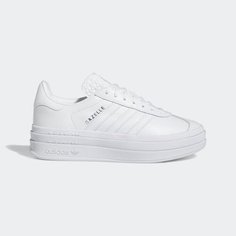 Кеды adidas Originals Gazelle Bold W, полнота F, размер 7,5 UK, Cloud White / Cloud White / Cloud White