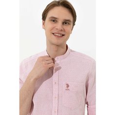 Рубашка U.S. POLO ASSN., размер L, светло-розовый