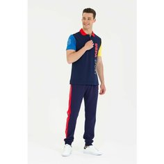 Брюки спортивные U.S. POLO ASSN., размер M, темно-синий