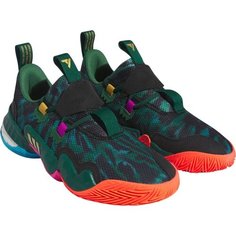 Кроссовки adidas Trae Young 1, полнота F, размер 10 UK, зелeный