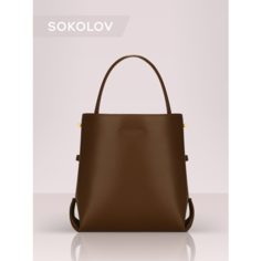 Сумка ведро SOKOLOV, коричневый