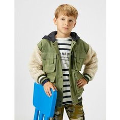 Куртка KOTON, размер 4-5 лет, хаки