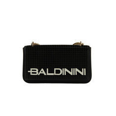 Сумка клатч Baldinini, фактура гладкая, перфорированная, черный