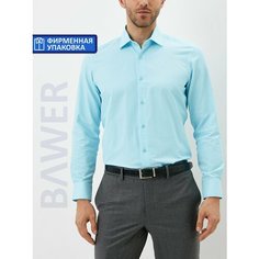 Рубашка BAWER, размер XS, бирюзовый